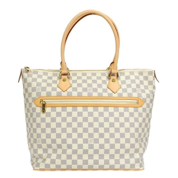 Damier Azur GM Saleya Tote Bag - Picture 1 of 9